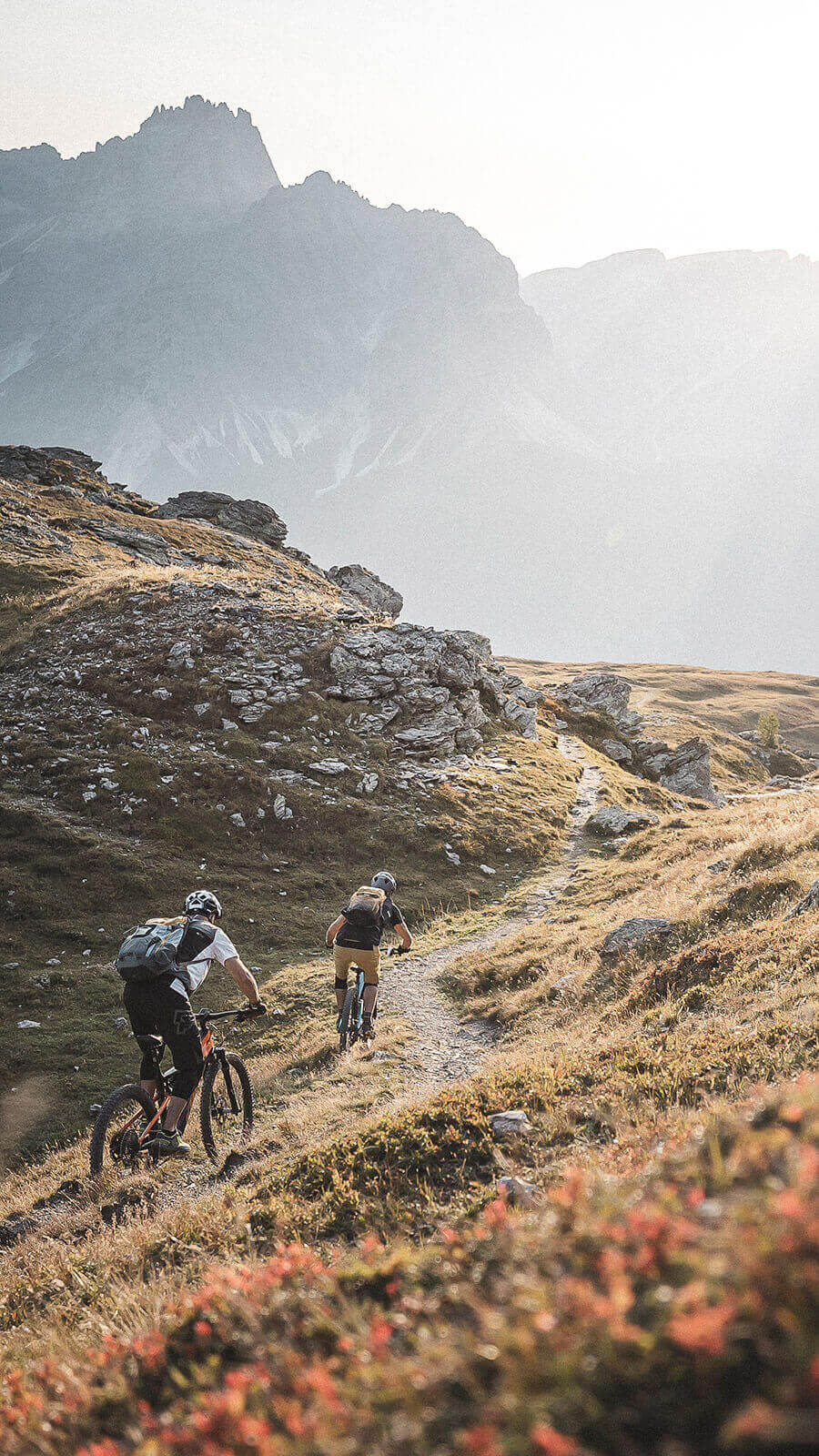 MTB adventure <br />in the <br />Dolomites
