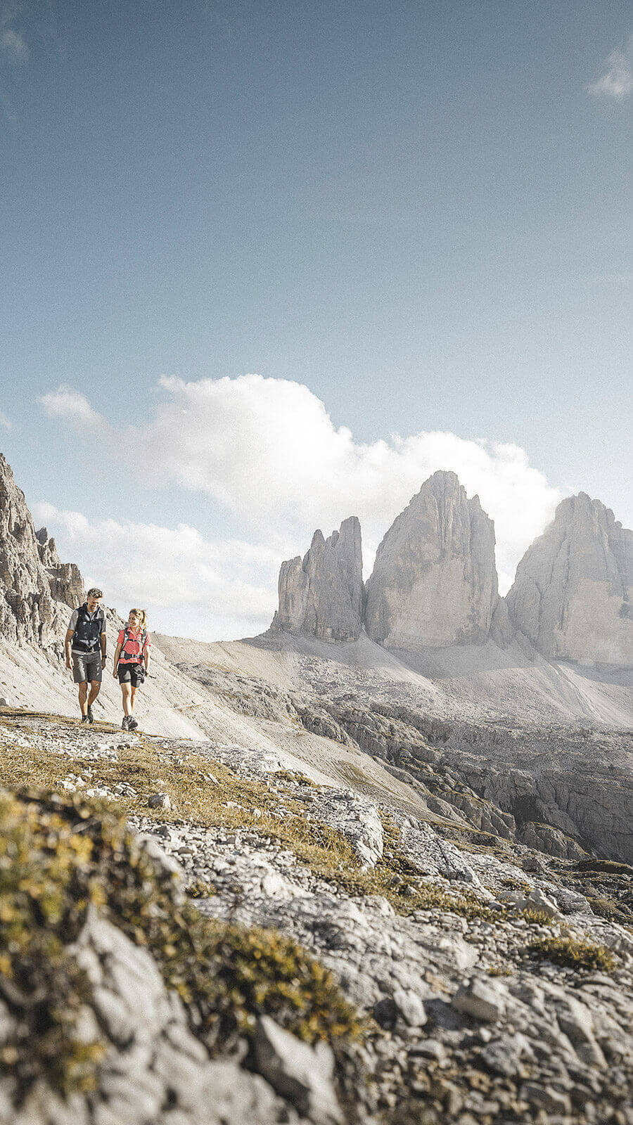 Hiking <br />in the <br />Dolomites