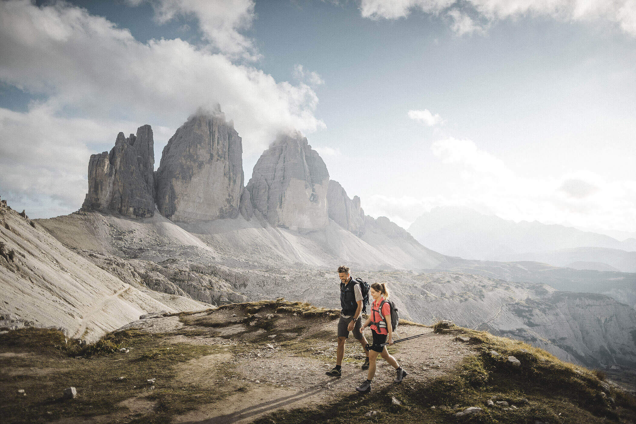 Hiking <br />in the <br />Dolomites