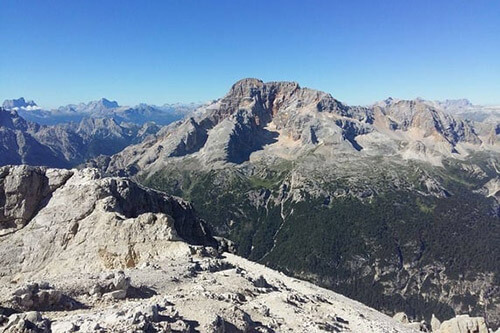 Sul Pico di Vallandr, 2839 m