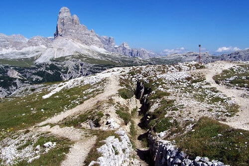Sul Monte Piana, 2305 m