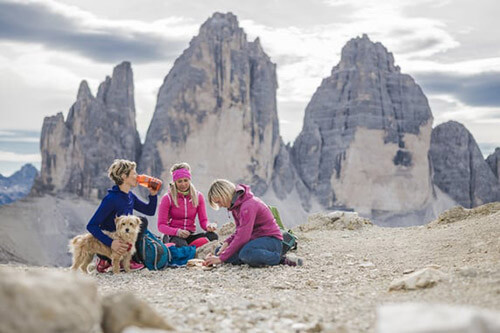 Al Rifugio Locatelli, 2.405 m