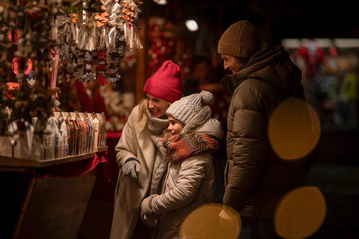 Gemeinsam am Weihnachtsmarkt