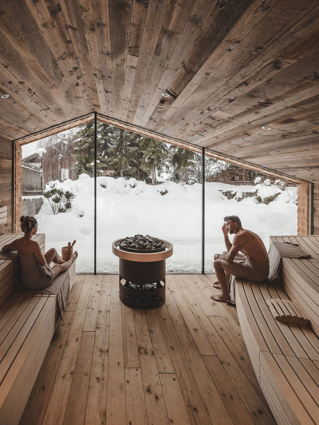 Sauna world with view