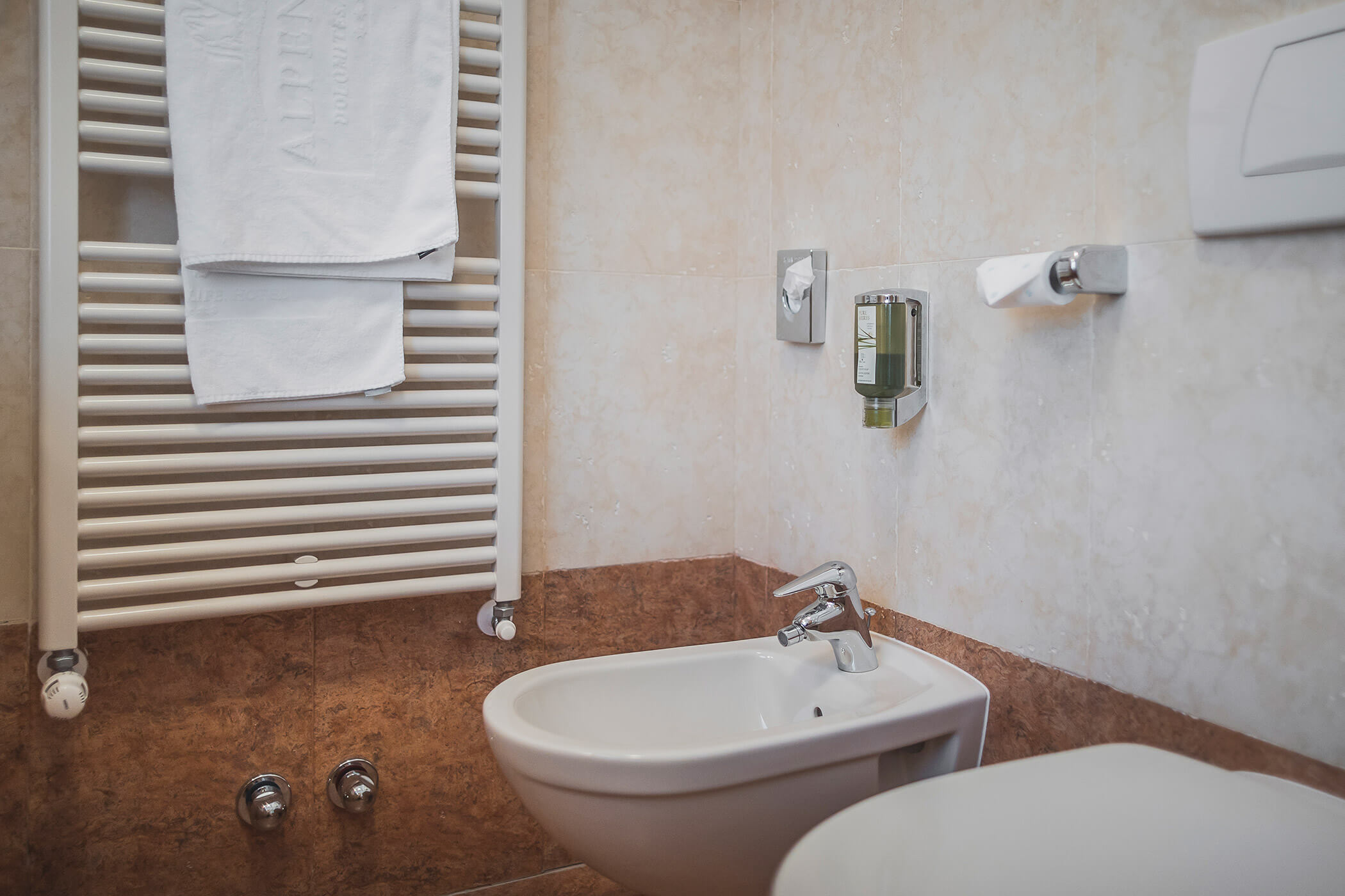 Camera Alpina singola Monte Elmo bagno