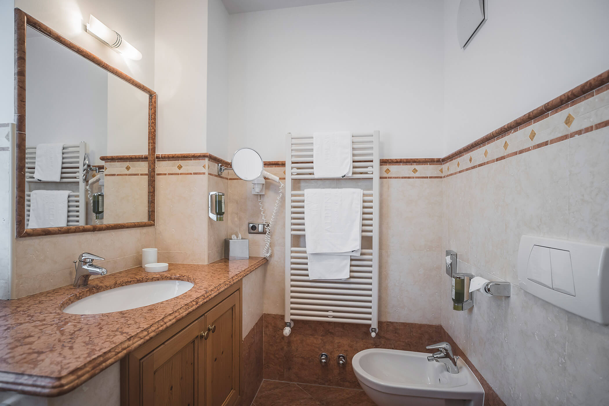 Camera Alpina singola Monte Elmo bagno